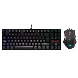 REDRAGON COMBO 2 EN 1 TECLADO MEC KUMARA + MOUSE K552RGB-BA-SP