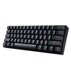 REDRAGON TECLADO GAMER MECÁNICO DRACONIC RGB BLACK