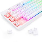 REDRAGON-TECLADO-GAMER-SHIVA-WHITE-K512W-RGB-