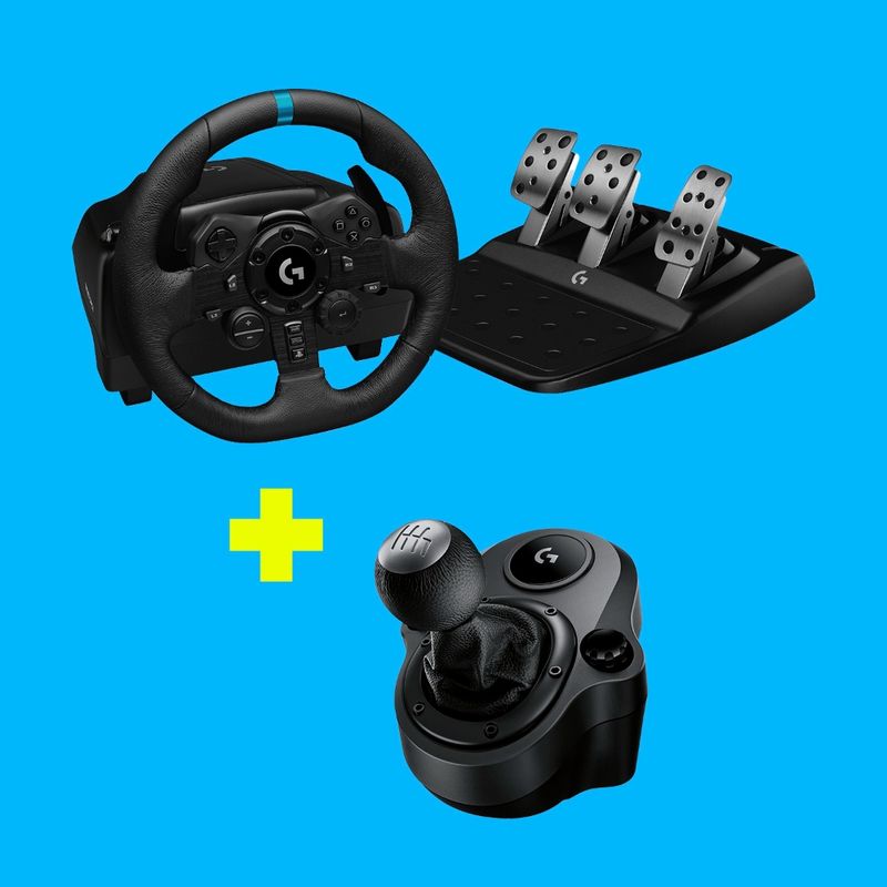 LOGITECH-COMBO-VOLANTE-G923-RACING---PALANCA-DE-CAMBIO
