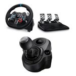 LOGITECH VOLANTE PEDALES G29 + PALANCA DRIVING FORCE SHIFTER