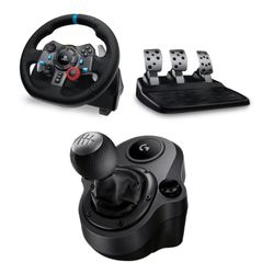 LOGITECH VOLANTE PEDALES G29 + PALANCA DRIVING FORCE SHIFTER