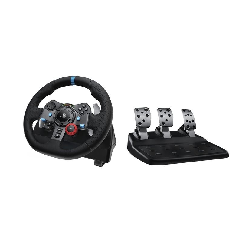 LOGITECH VOLANTE PEDALES G29 + PALANCA DRIVING FORCE SHIFTER