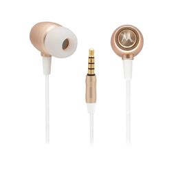 MOTOROLA AUDÍFONO EARBUDS M LIBRES METAL DORADO