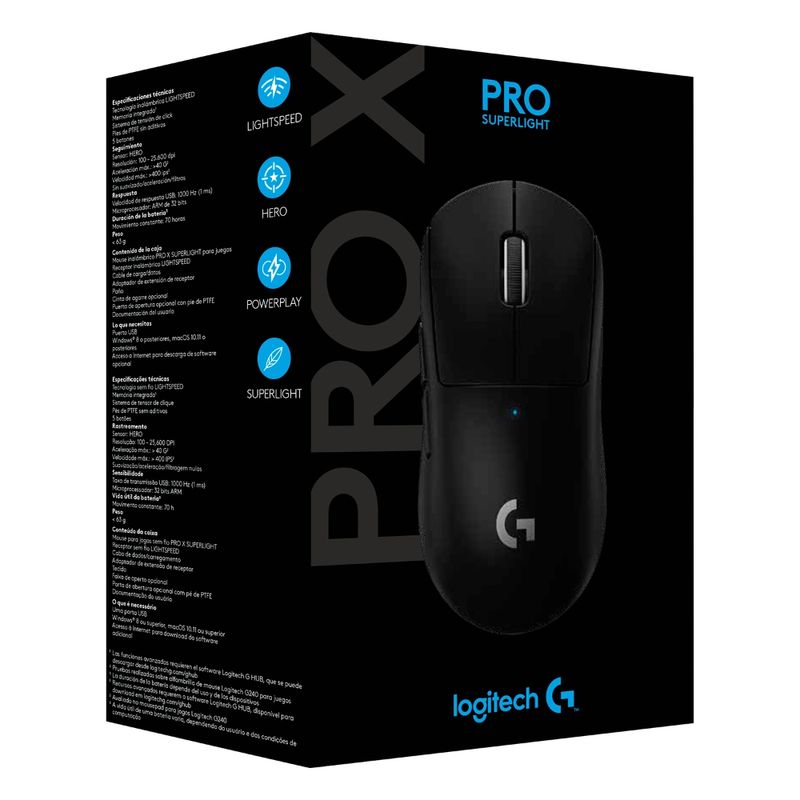 LOGITECH-MOUSE-PRO-X-SUPERLIGHT-BLACK