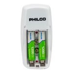 PHILCO-CARGADOR-DE-PILAS---2-PILAS-RECARGABLE-AAA-1100-MAH