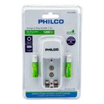 PHILCO-CARGADOR-DE-PILAS---2-PILAS-RECARGABLE-AAA-1100-MAH