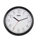 Reloj De Pared Analogo Negro Wc25201 Relojes Murales