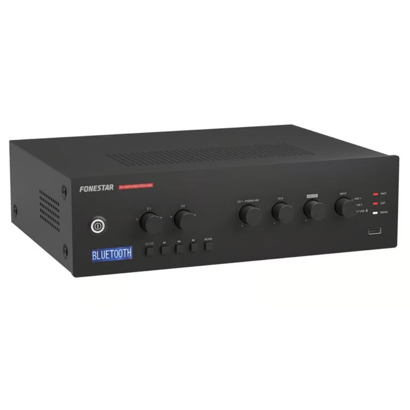 AMPLIFICADOR-60W-MEGAFONIA-MULTIZONA-BLUETOOTH-USB-FM-PROX-60Z