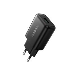 UGREEN  CARGADOR 18W USB-A NEGRO CD122-70273