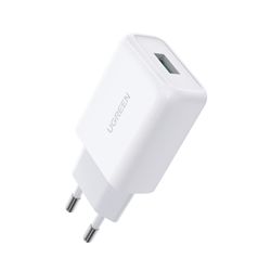 UGREEN  CARGADOR 18W USB-A BLANCO CD122-10133