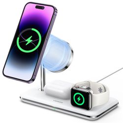 UGREEN ESTACION DE CARGA INALAMBRICA 3 EN 1 CERTIF MFI PARA APPLE WATCH/IPHONE/AIRPODS CD278-90326