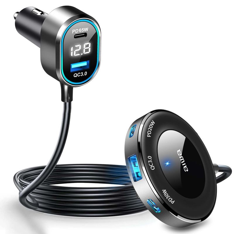 AIWA CARGADOR USB RAPIDO AUTO EXTENCIÓN