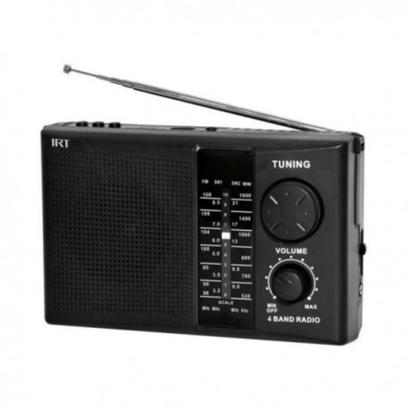 IRT RADIO AM/FM 4 BANDAS RECAR.USB/MSD