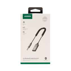 UGREEN RECEPTOR AUDIO AUTOMOVIL BLUETOOTH 5.0 JACK 3.5MM /POWER USB-A  CM309