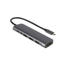 MULTIPUERTO USB-C/ (1HDMI)+(3USB 3.0)+(1IN USB-C PD)+(AUX) UGREEN CM136
