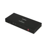 Splitter-Amplificador-1X4-Hdmi-1.4-4K-30Hz---Power-Adapt--Aluminio-Negr-Hdmi