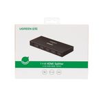 Splitter-Amplificador-1X4-Hdmi-1.4-4K-30Hz---Power-Adapt--Aluminio-Negr-Hdmi