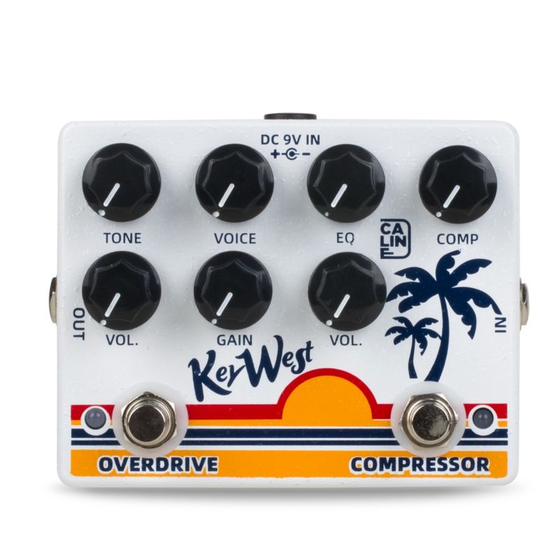 CALINE COMPRESOR OVERDRIVE PEDAL DE DOBLE GUITARRA DCP-05