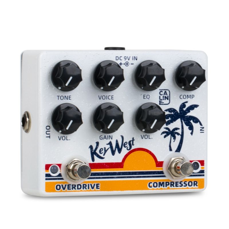 CALINE COMPRESOR OVERDRIVE PEDAL DE DOBLE GUITARRA DCP-05