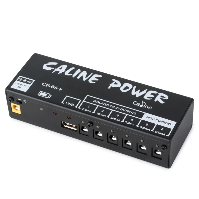 CALINE-FUENTE-DE-ALIMENTACION-PORTATIL-Y-RECARGABLE-PARA-EFECTOS-DE-GUITARRA