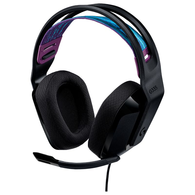 LOGITECH AUDIFONOS GAMER G335 ALAMBRICOS BLACK