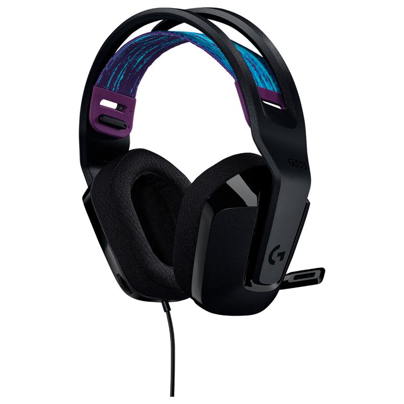 LOGITECH AUDIFONOS GAMER G335 ALAMBRICOS BLACK
