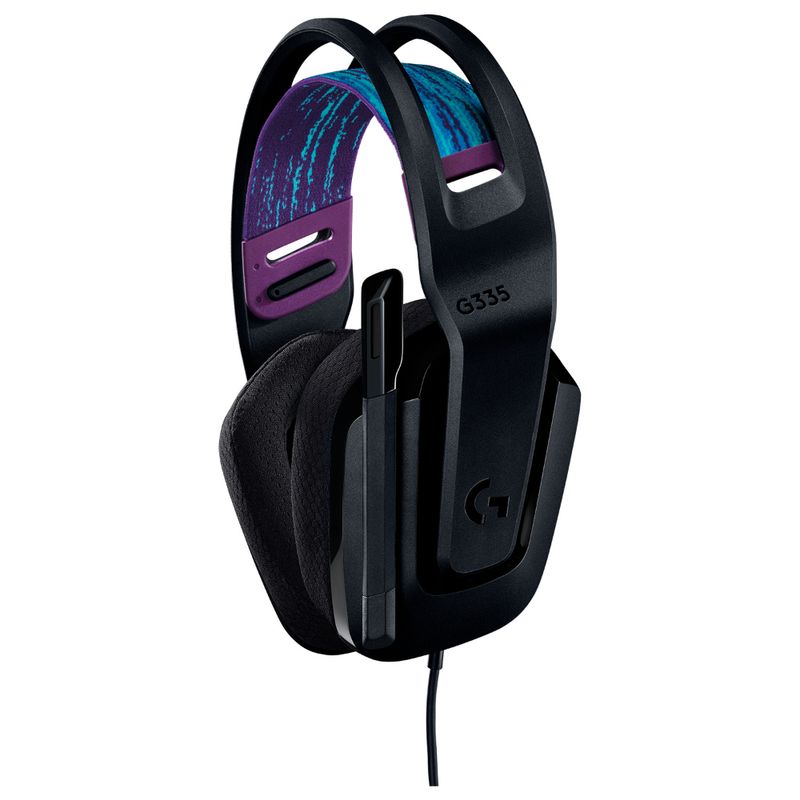 LOGITECH AUDIFONOS GAMER G335 ALAMBRICOS BLACK
