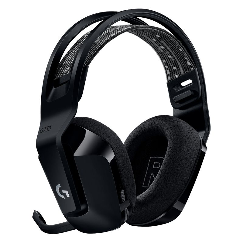 LOGITECH AUDIFONOS GAMER G733 INALAMBRICOS LIGHTSPEED RGB BLACK