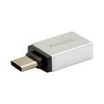 Adaptador Usb-C M/ Usb-A H 3.0 Sincronizacion + Carga Philco 79Usbbr114 Conectores de Telefonía
