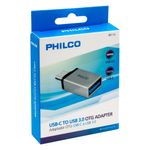 Adaptador Usb-C M/ Usb-A H 3.0 Sincronizacion + Carga Philco 79Usbbr114 Conectores de Telefonía