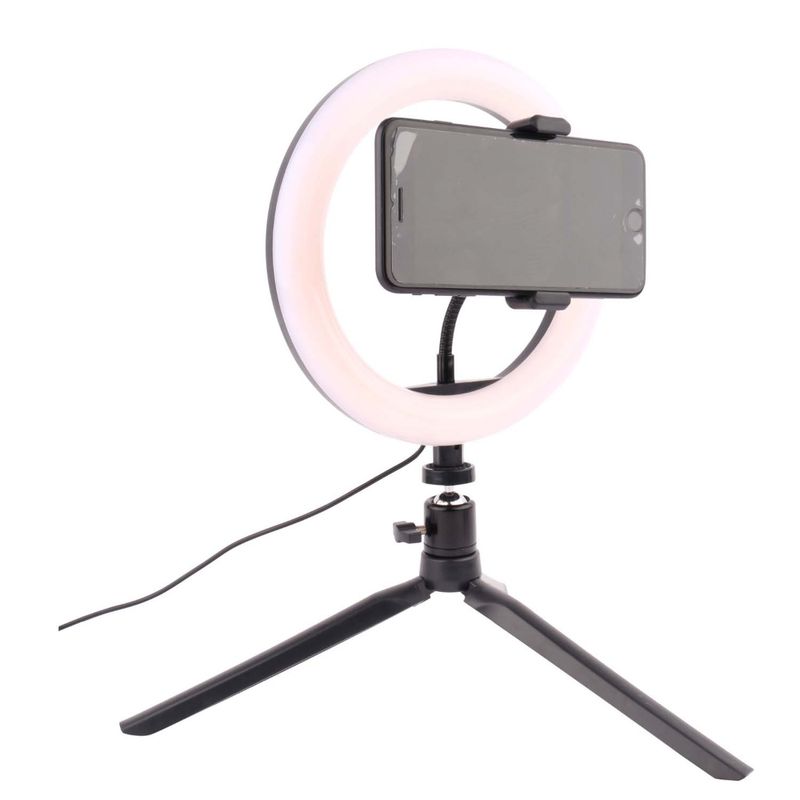 Streaming Essentials 8 Led Ring Light Vivitar Soportes y Aros de Luz