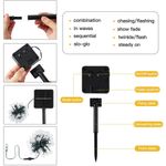 LUCES TIPO BURBUJA SOLAR 50 LEDS 7MT IP65