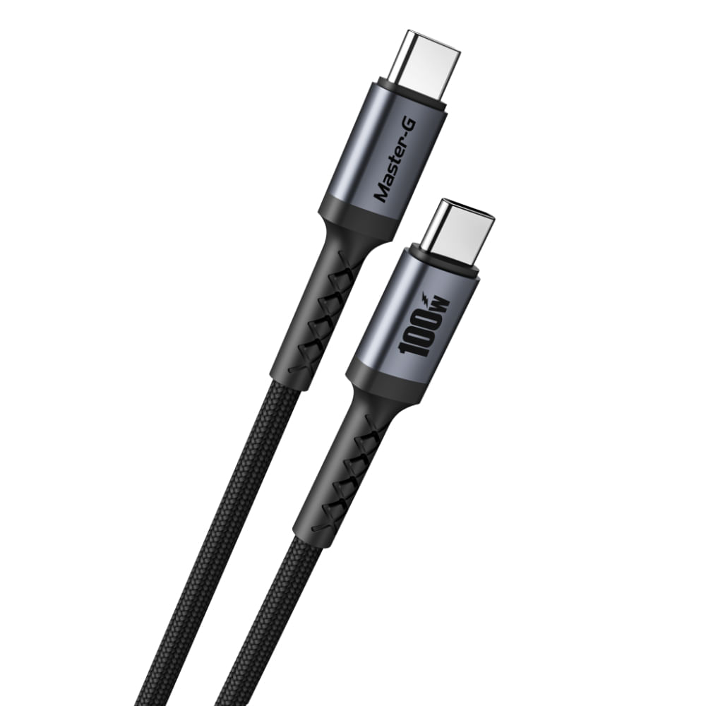 MASTER-G CABLE USB C - USB C  100W 1MT