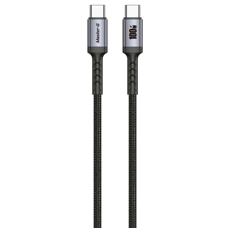 MASTER-G CABLE USB C - USB C  100W 1MT