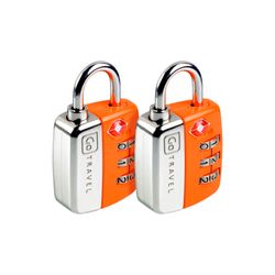 GO TRAVEL PAR CANDADOS TSA CON CLAVE GT344