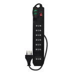 MLAB ALARGADOR ELECT CON PROTEC SOBREVOLTAJE 1400J 7 TOMAS 210 MTS MCL-07 BLACK