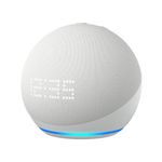 AMAZON ECHO DOT 5 C/ CLOCK (5TH GEN) CON ALEXA- GLACIER WHITE
