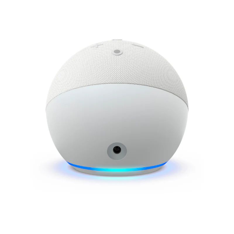 AMAZON ECHO DOT 5 C/ CLOCK (5TH GEN) CON ALEXA- GLACIER WHITE