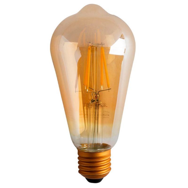 LEDZONE AMPOLLETA VINTAGE FILAMENTO LED 4W LZ-FST4WBL-A
