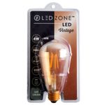 LEDZONE AMPOLLETA VINTAGE FILAMENTO LED 4W LZ-FST4WBL-A