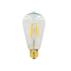 LEDZONE  AMPOLLETA PERA FILAMENTO LED E27 6W LZ-FST64E276W-T