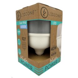 LEDZONE AMPOLLETA HIGH POWER E27 40W LED LZ-G10T120E2740W