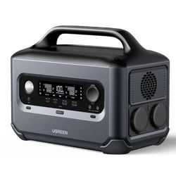 UGREEN ESTACION DE ENERGIA PORTATIL 1024WH 40AH/ CARGA SOLAR 400W MAX /SALIDA AC 1200WX2 GS1200