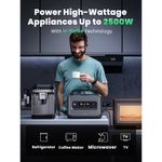 UGREEN ESTACION DE ENERGIA PORTATIL 1024WH 40AH/ CARGA SOLAR 400W MAX / SALIDA AC 1200WX2 GS1200