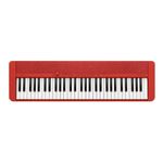 CASIO TECLADO 61 TECLAS CT-S1RDC2 ROJO