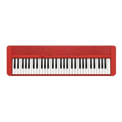 CASIO TECLADO 61 TECLAS CT-S1RDC2 ROJO INCLUYE ADAPTADOR