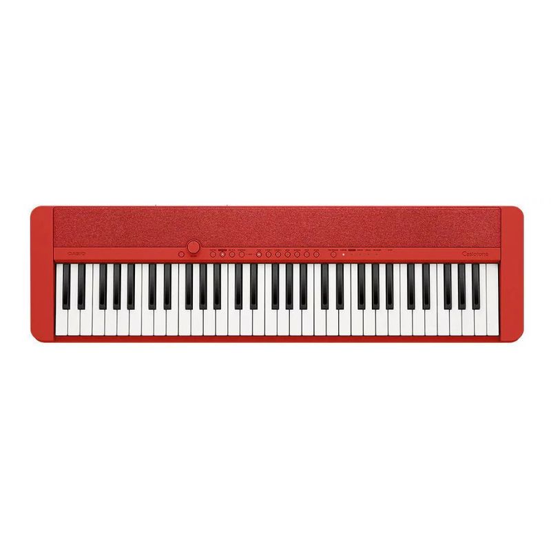 CASIO TECLADO 61 TECLAS CT-S1RDC2 ROJO