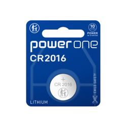 POWER ONE PILA DE BOTON CR2016 3V