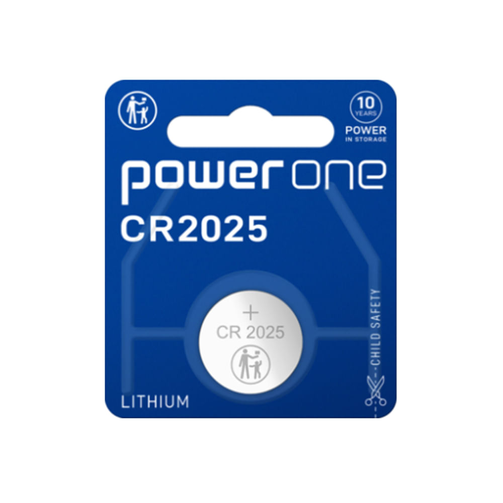 POWER ONE PILA DE BOTON CR2025 3V